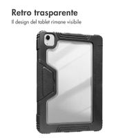 Accezz Libreria a tre ante robusta Apple iPad Air 11 pollici (2026) M4 / (2025) M3 / (2024) M2 / Air 5 (2022) / Air 4 (2020) - Nero