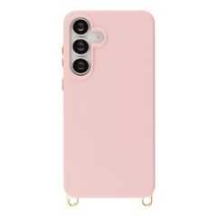 Selencia Cover posteriore Rivièra con MagSafe con ganci rimovibili Samsung Galaxy S25 FE - Sorbet Pink