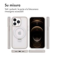 Accezz Cover con anello e supporto con MagSafe Apple iPhone 13 Pro - Grigio