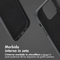 Accezz Cover in pelle 2 in 1 con MagSafe Apple iPhone 14 Pro - Onyx Black