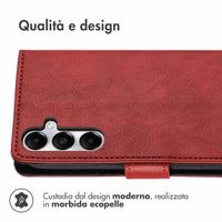 imoshion Cover a libro di Lusso Samsung Galaxy A56 - Rosso