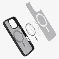 Spigen Cover Posteriore Ultra Ibrida con MagSafe Apple iPhone 16 Pro Max - Frost Black