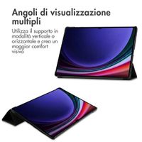 imoshion Cover a libro Trifold Samsung Galaxy Tab S10 Ultra / Tab S9 Ultra - Nero