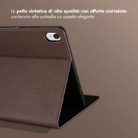 Selencia Cover Riva Samsung Galaxy Tab S11 - Mocha Brown