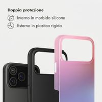 Selencia Cover Posteriore Vivid Apple iPhone 18 Pro Max / 17 Pro Max - Gradient Soft Blush