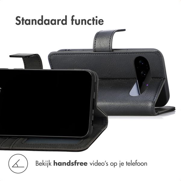 Luxe Bookcase Google Pixel 11 / 11 Pro - Zwart