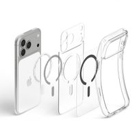 Spigen Cover Posteriore Ultra Ibrida con MagSafe Apple iPhone 18 Pro Max / 17 Pro Max - Clear Graphite
