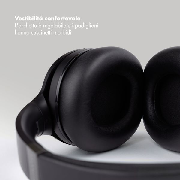Selencia Cuffie wireless Urban Play - Cancellazione attiva del rumore - Con cover - Midnight Black