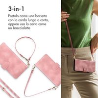 imoshion Cover a libro con Cordino Apple iPhone 15 - Rosa