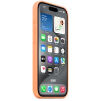 Apple Cover Posteriore in Silicone con MagSafe Apple iPhone 15 Pro - Orange Sorbet