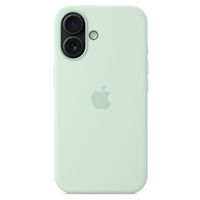 Apple Cover Posteriore in Silicone con MagSafe Apple iPhone 16 - Aquamarine