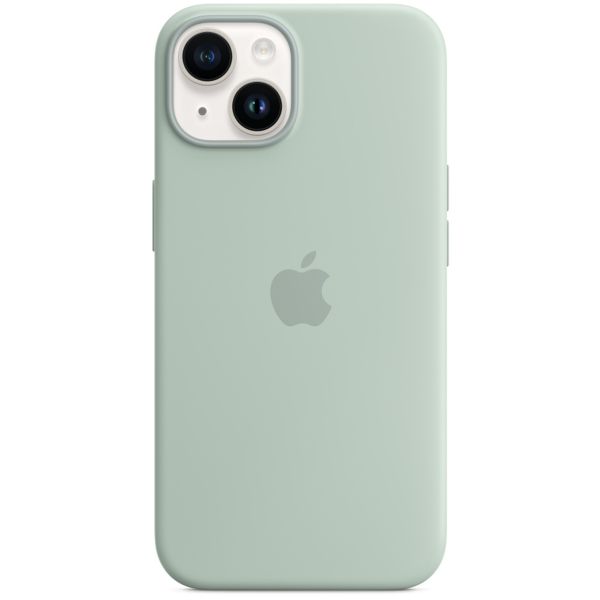 Apple Cover Posteriore in Silicone con MagSafe Apple iPhone 14 - Succulent