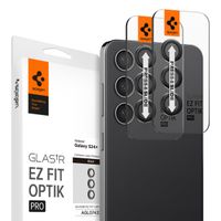 Spigen Optik Pro EZ Fit Lens Protector - Protezione lente fotocamera (confezione da 2) per Samsung Galaxy S24 Plus - Black