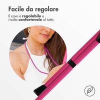 imoshion Cover in Silicone con Cordino Apple iPhone 14 Pro - Fluor Roze