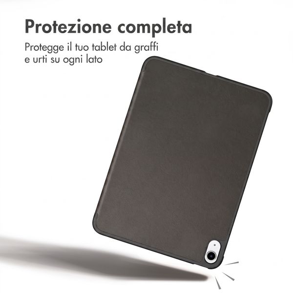 imoshion Cover a libro Trifold Apple iPad 11 (2025) 11 pollici A16 / iPad 10 (2022) 10.9 pollici - Nero