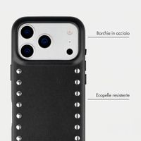 Selencia Cover posteriore Studs con MagSafe Apple iPhone 17 Pro Max - Velvet Black
