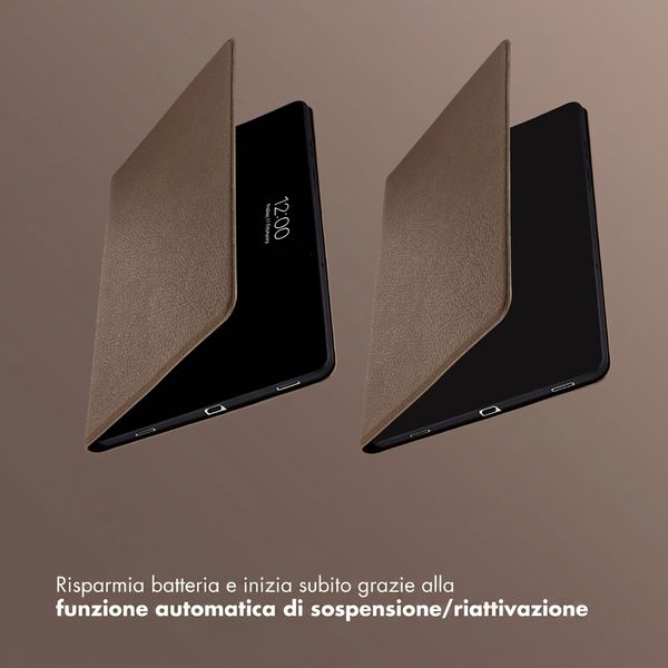 Selencia Cover Riva Samsung Galaxy Tab S11 - Mocha Brown