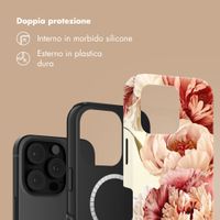 Selencia Cover posteriore Vivid con MagSafe Apple iPhone 16 Pro - Vintage Peony