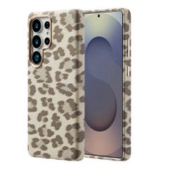 Selencia Cover Sabi Stampa pantera con MagSafe Samsung Galaxy S25 Ultra - Soft Ivory
