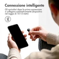 imoshion Aura Earbuds - Auricolari wireless - Auricolari Bluetooth wireless - Nero