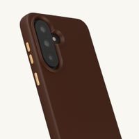 Selencia Cover posteriore Rivièra con MagSafe con ganci rimovibili Samsung Galaxy A37 (5G) - Choco Brown