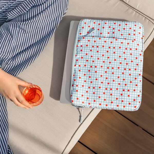 imoshion Custodia per laptop Design 13-14 pollici - Cherry Check