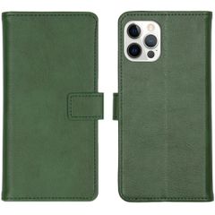 imoshion Cover a libro di Lusso Apple iPhone 12 (Pro) - Verde