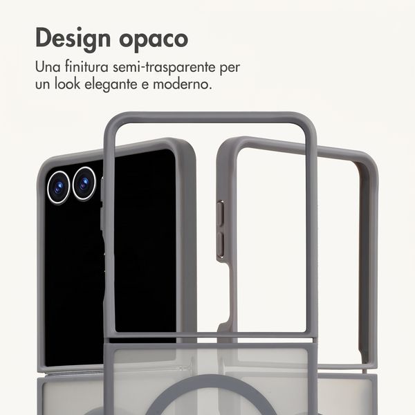 imoshion Cover posteriore Color Guard con MagSafe Samsung Galaxy Z Flip 8 - Grigio