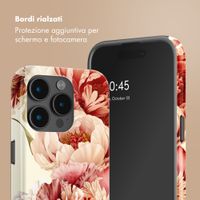 Selencia Cover posteriore Vivid con MagSafe Apple iPhone 15 Pro - Vintage Peony