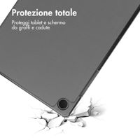imoshion Cover a libro Trifold Samsung Galaxy Tab A11 Plus - Grigio