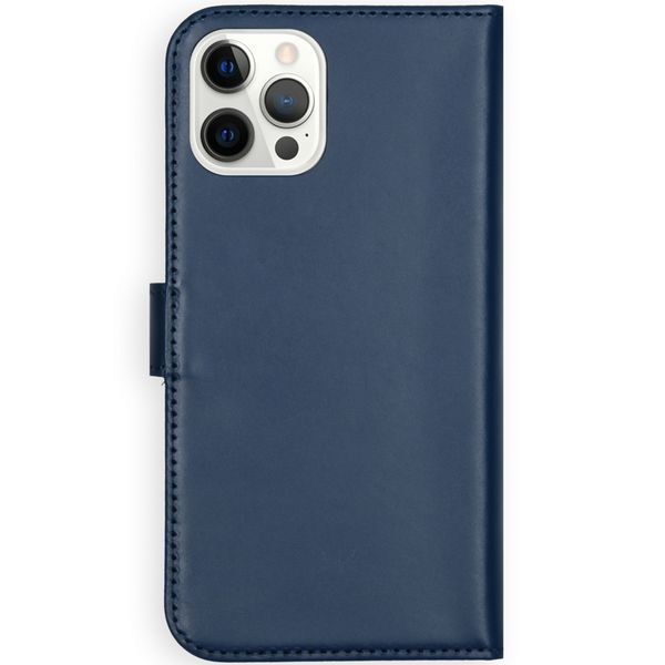 Selencia Cover a libro in vera pelle Apple iPhone 12 Pro Max - Blu