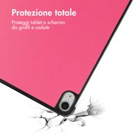 imoshion Cover a libro Trifold Apple iPad Air 11 pollici (2026) M4 / (2025) M3 / (2024) M2 / Air 5 (2022) / Air 4 (2020) - Pink