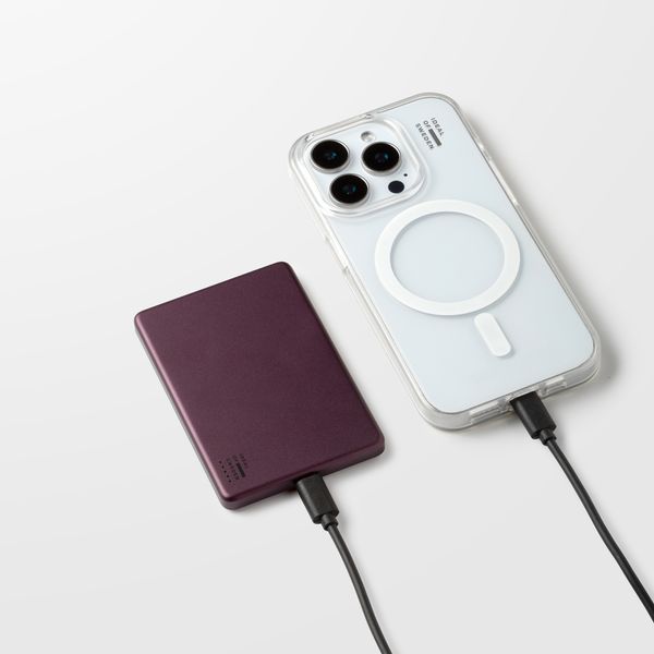 iDeal of Sweden MagSafe Powerbank Slim 5.000 mAh - Powerbank wireless - Cherry Lacquer