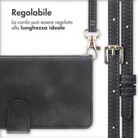 imoshion Cover a libro con Cordino Apple iPhone 14 / 13 - Nero