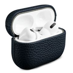 Accezz Cover in vera pelle  Apple AirPods Pro 2 - Blu scuro