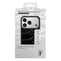 iDeal of Sweden Cover posteriore in pelle vegana MagSafe Apple iPhone 18 Pro Max / 17 Pro Max - Black Croco