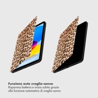 Selencia Cover per tablet Vivid Apple iPad 11 (2025) 11 pollici A16 / iPad 10 (2022) 10.9 pollici - Wild Leo