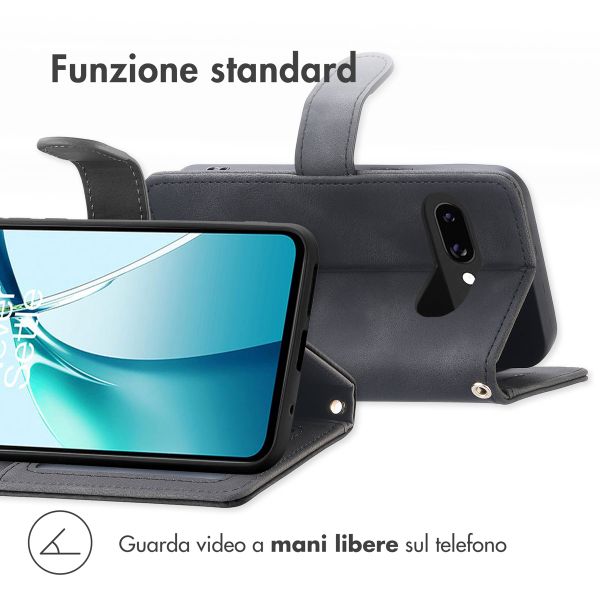 imoshion Cover a libro con Cordino Google Pixel 9A - Nero