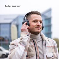 Selencia Cuffie wireless Urban Play - Cancellazione attiva del rumore - Con cover - Midnight Black