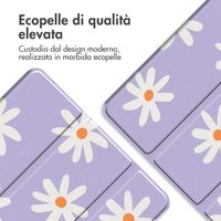 imoshion Cover Trifold Design Samsung Galaxy Tab A11 Plus / A9 Plus - Flowers Distance