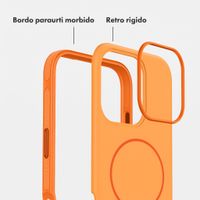 imoshion Cover posteriore Color con Thin MagSafe Ring Apple iPhone 16 Pro - Arancio