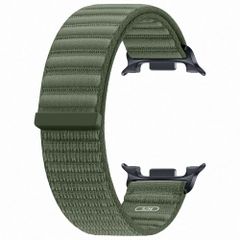 Samsung Cinturino in tessuto originale Samsung Galaxy Watch 9 (40/44mm) / Watch 8 (40/44mm) / Classic (46mm) - Taglia S/M - Olive