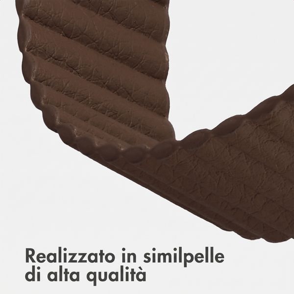 imoshion Cinturino magnetico in pelle sintetica Apple Watch | 38/40/41/42 mm - Marrone