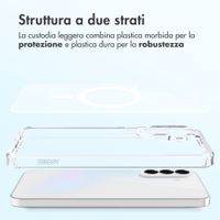 Accezz Cover posteriore Xtreme Impact con MagSafe Samsung Galaxy A37 (5G) - Trasparente