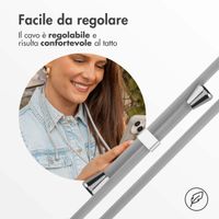 imoshion Cover in Silicone con Cordino Apple iPhone 14 Pro - Grigio chiaro