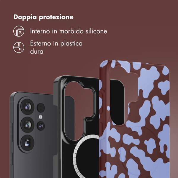 Selencia Cover posteriore Vivid con MagSafe Samsung Galaxy S26 Ultra - Moo'd Lavender Glow