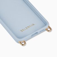 Selencia Cover posteriore Rivièra con MagSafe con ganci rimovibili Samsung Galaxy S25 / S24 - Powder Blue
