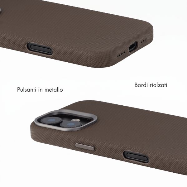 Accezz Cover Mesh con MagSafe Apple iPhone 17 - Marrone