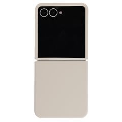 Accezz Cover in silicone liquido con MagSafe Samsung Galaxy Z Flip 8 - Stone