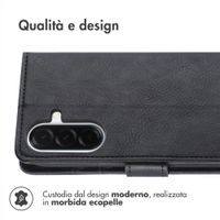 imoshion Cover a libro di Lusso Samsung Galaxy A57 (5G) - Nero